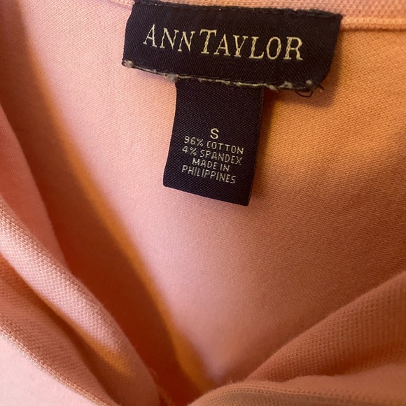 Ann Taylor Pink Polo Crop Top - Picture 2 of 6